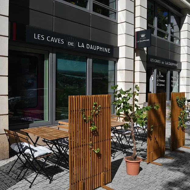 La terrasse des Caves de la Dauphine